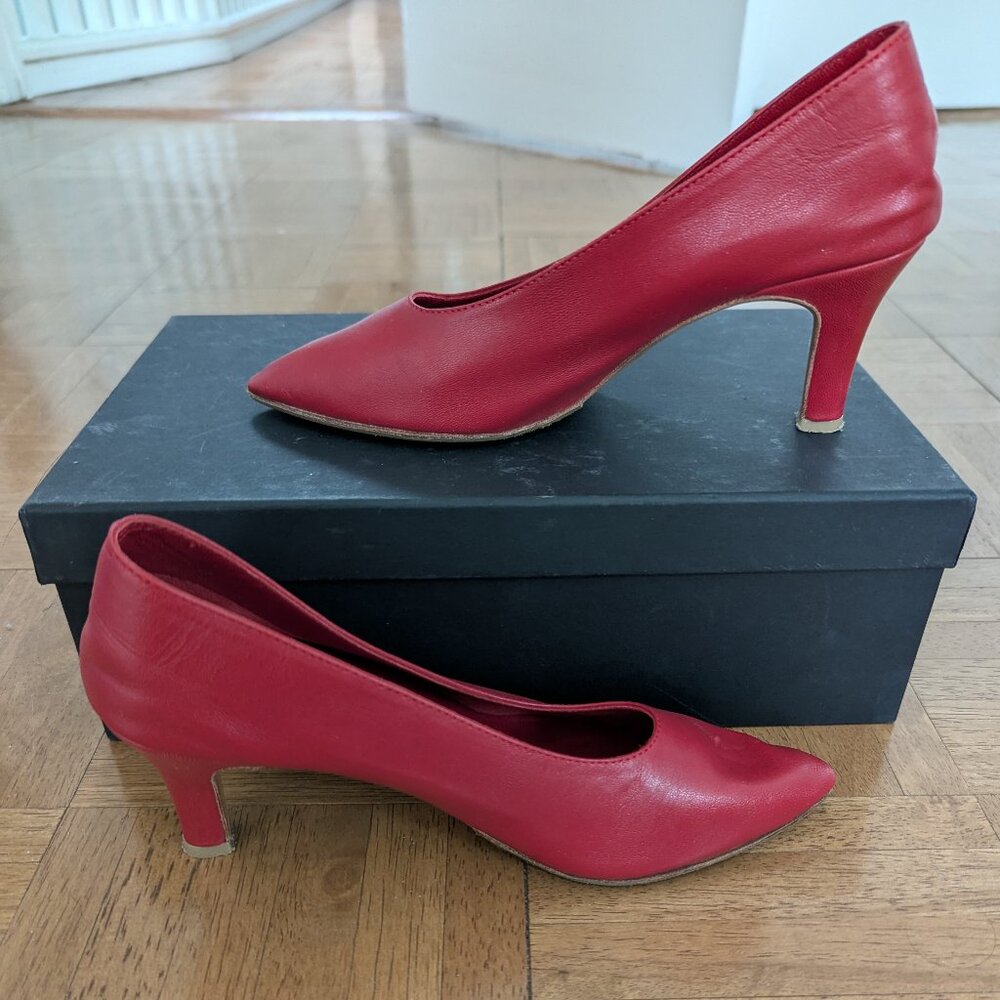Martiniano party heels in red, 35